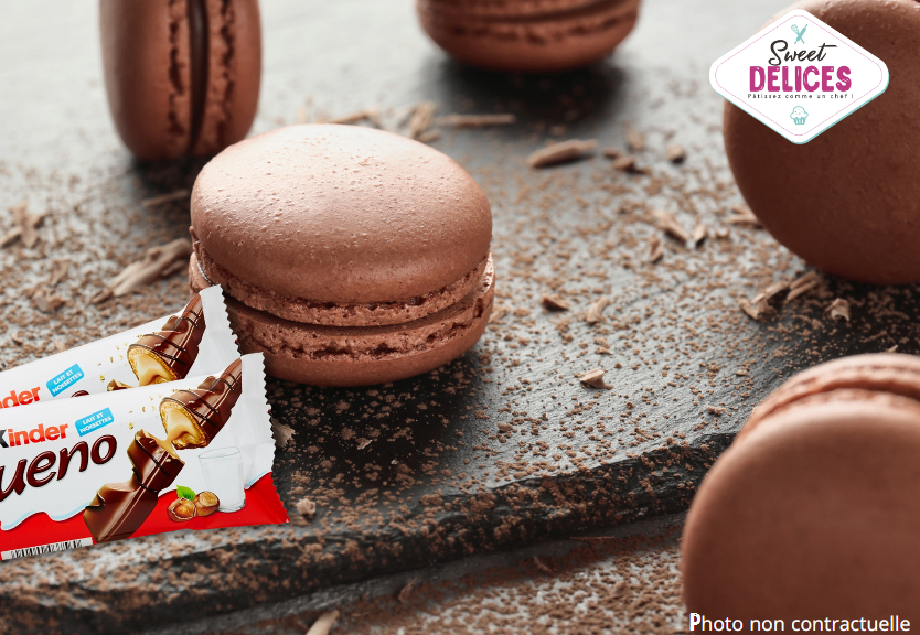 LES MACARONS KINDER BUENO ( Adultes)